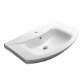 Aqualine - Upotettava pesuallas ZERO 75x48,5 cm keraaminen/valkoinen