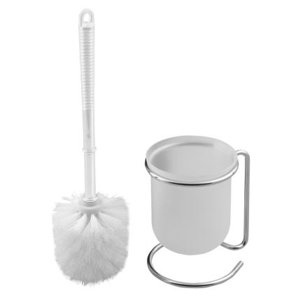 Aqualine - Vapaasti seisova wc-harja SIMPLE LINE valkoinen/kiiltävä kromi