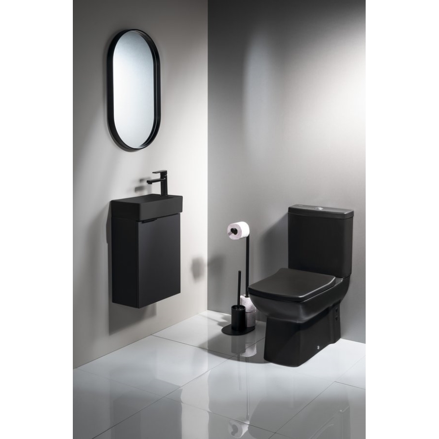 Aqualine - WC-paperi ja wc-harjan pidike SAMBA musta