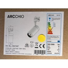 Arcchio - LED Kohdevalo kiskojärjestelmään NANNA LED/21,5W/230V