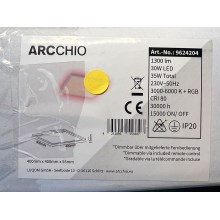 Arcchio - LED RGBW Himmennettävä kattovalo BRENDA LED/30W/230V + kauko-ohjaus
