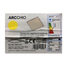 Archchio - LED Himmennettävä kattovalaisin PHILIA LED/20W/230V 3000-6000K + kaukosäädin