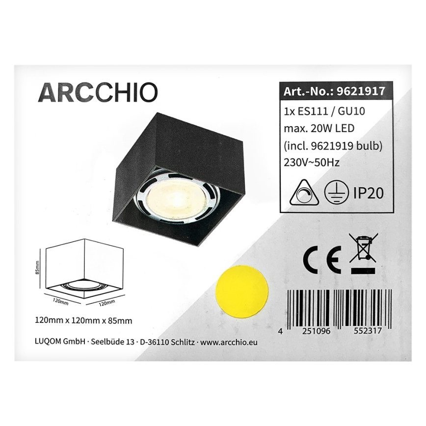 Archchio -LED  Kohdevalo MABEL 1xGU10/ES111/11,5W/230V