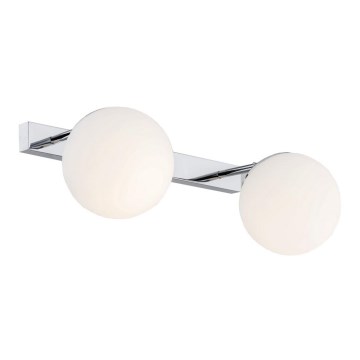 Argon 0840 - Seinävalaisin SATELITE 2xE27/15W/230V kiiltävä kromi