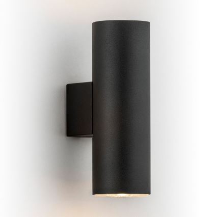 Argon 0909 - Seinävalaisin MITOS 2xGU10/5W/230V musta