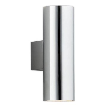 Argon 0912 - Seinävalaisin MITOS 2xGU10/5W/230V kiiltävä kromi