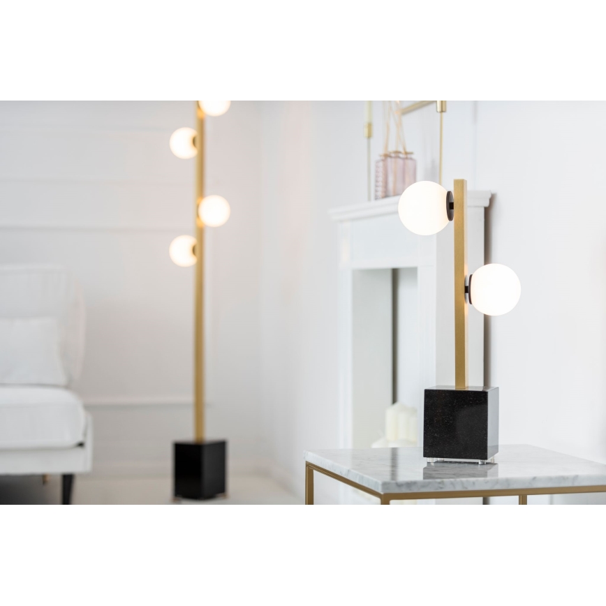 Argon 1044 - Pöytävalaisin FREEMONT 2xG9/5W/230V