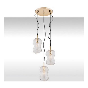 Argon 1464 - Kattokruunu narulla CADIZ 3xE27/15W/230V