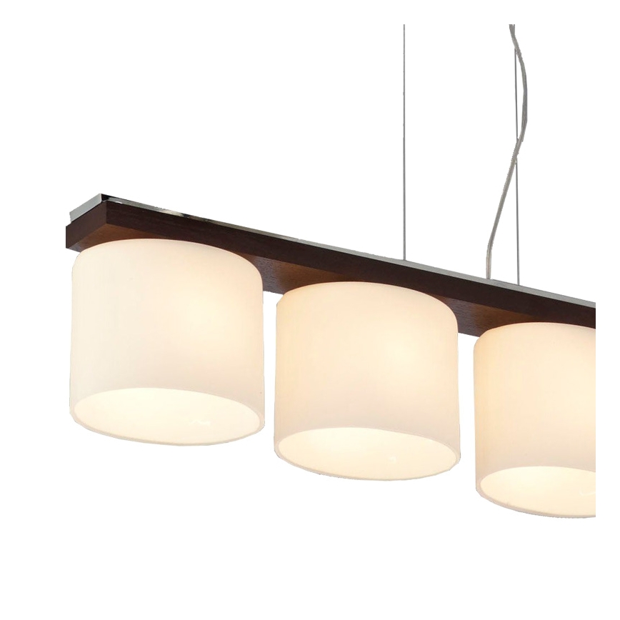 Argon 1550 - Kattokruunu CARLO 4xE27/60W/230V ruskea