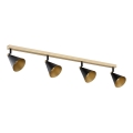 Argon 1805 - Kohdevalo LUCINDA 4xE14/7W/230V musta/kulta