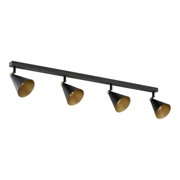 Argon 1817 - Kohdevalo LUCINDA 4xE14/7W/230V musta