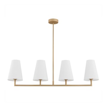 Argon 1828 - Riippukattokruunu SAFIANO 4xE27/15W/230V kulta