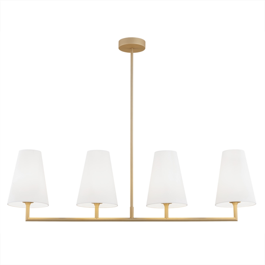 Argon 1828 - Riippukattokruunu SAFIANO 4xE27/15W/230V kulta