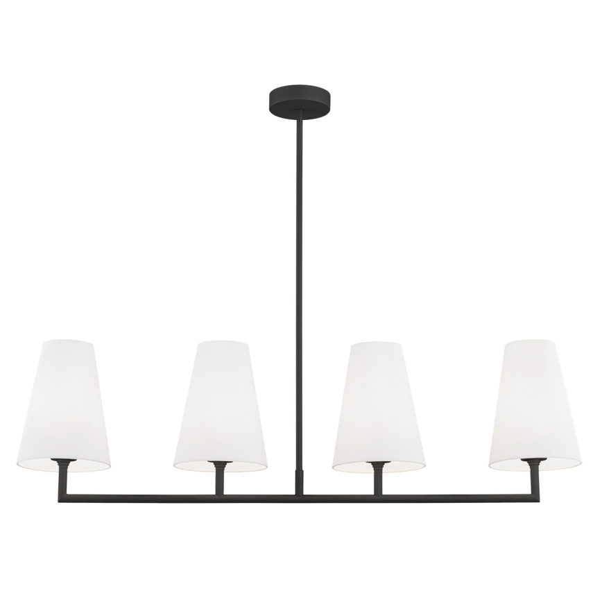 Argon 1831 - Riippukattokruunu SAFIANO 4xE27/15W/230V musta