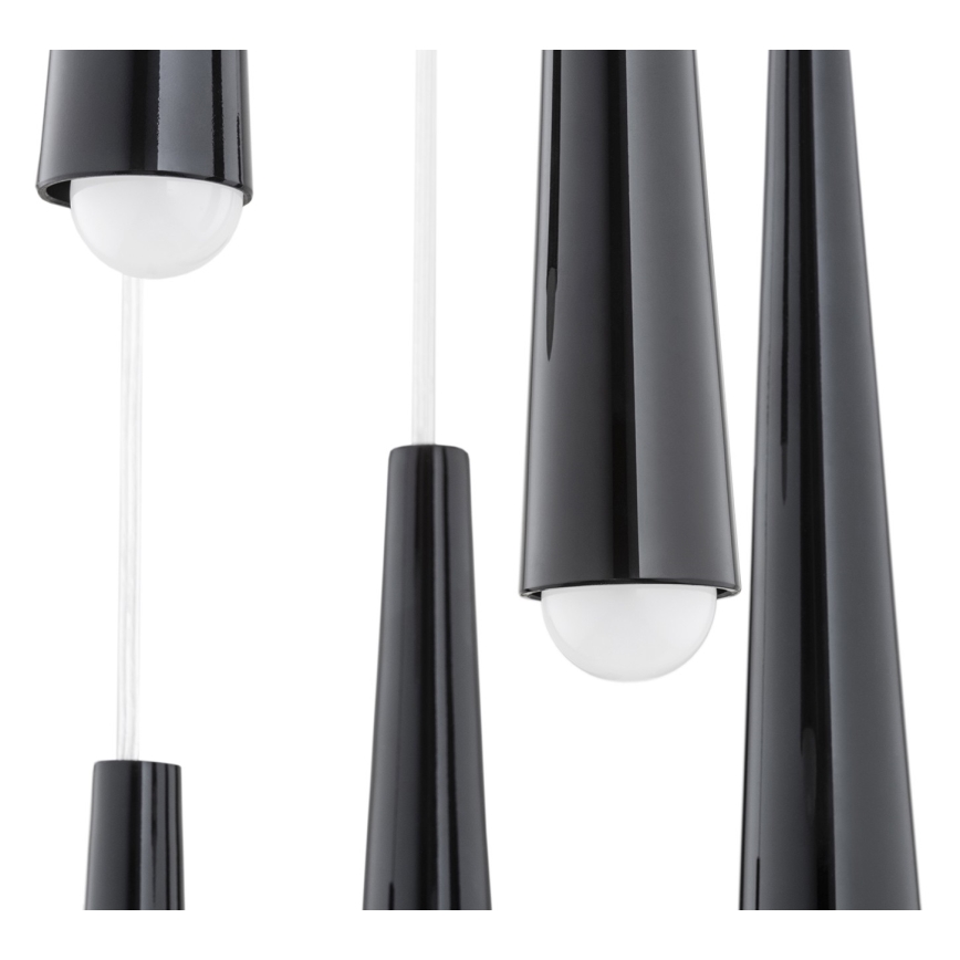 Argon 2103 - Kattovalaisin HOLLYWOOD 5xE14/7W/230V musta