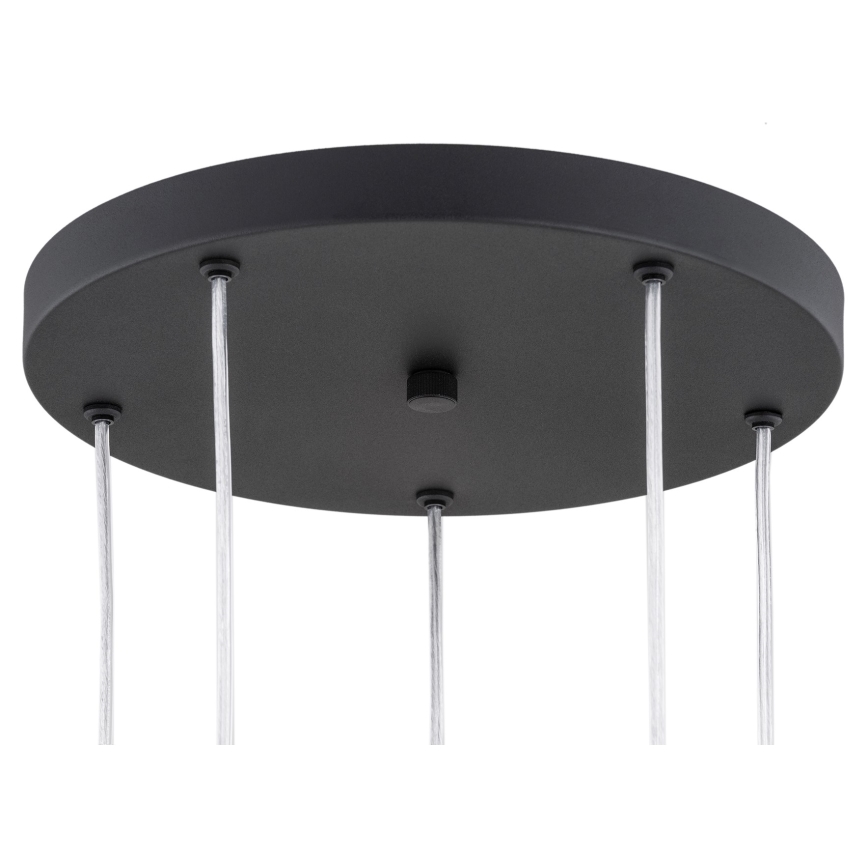 Argon 2103 - Kattovalaisin HOLLYWOOD 5xE14/7W/230V musta