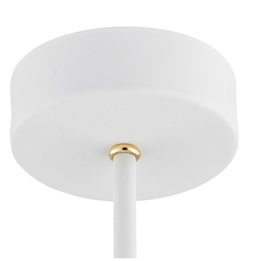 Argon 2117 - Kattovalaisin CHARLOTTE 5xE27/15W/230V valkoinen/kulta