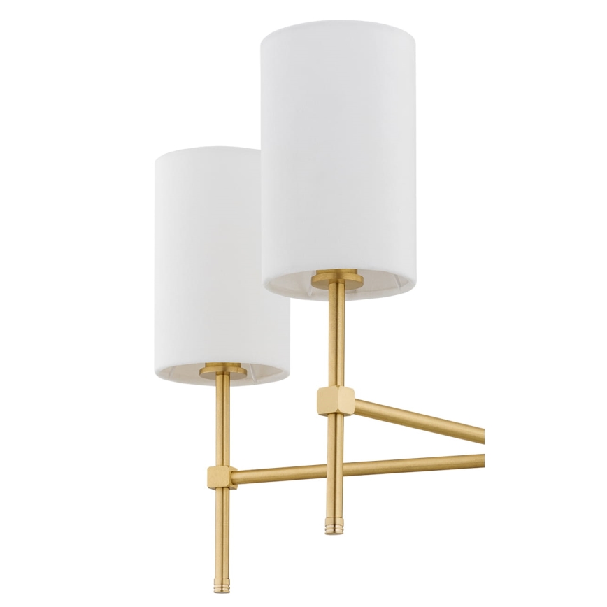 Argon 2134 - Kattovalaisin ABRUZZO 5xE14/15W/230V messinki/valkoinen