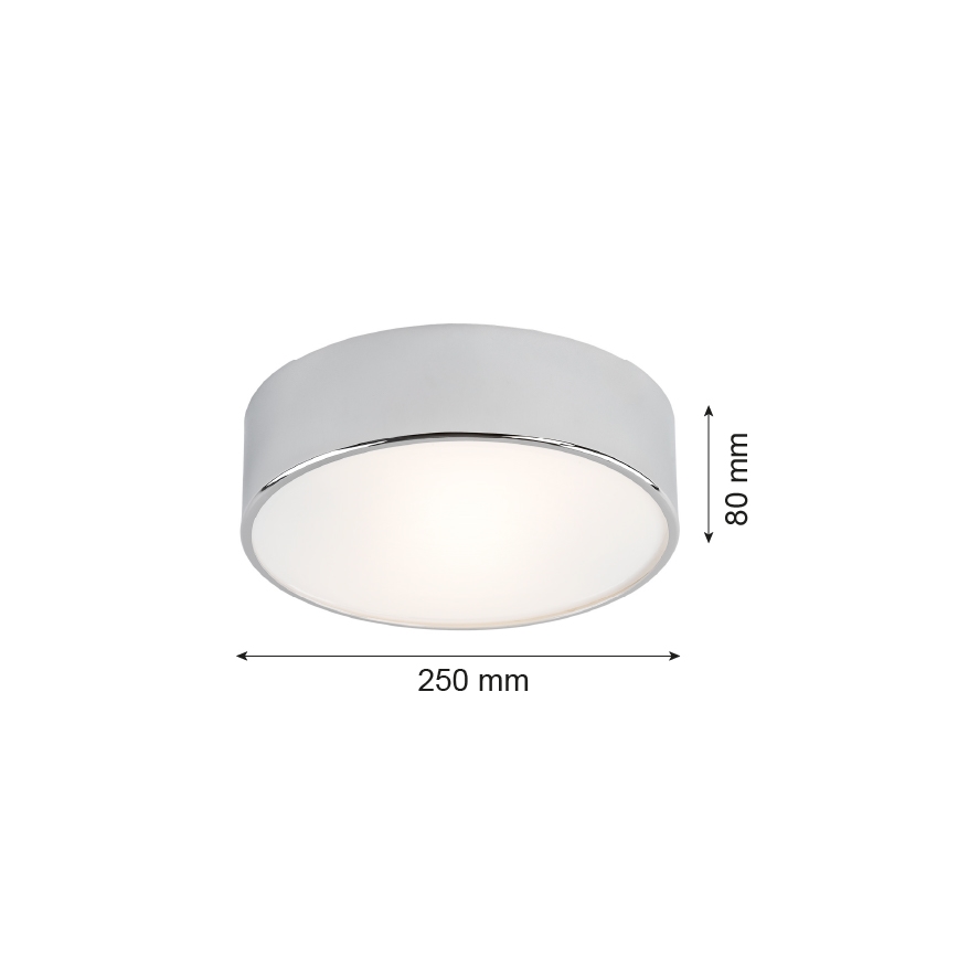 Argon 3083 - Kattovalo DARLING 2xE27/15W/230V d. 25 cm hopea