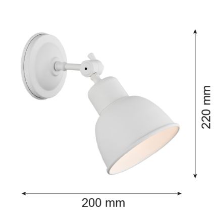 Argon 3182 - Seinävalaisin EUFRAT 1xE27/60W/230V