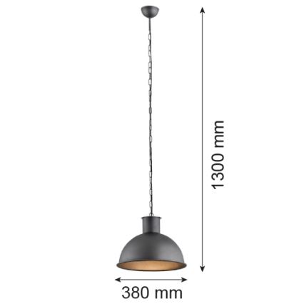 Argon 3192 - Kattokruunu EUFRAT 1xE27/60W/230V