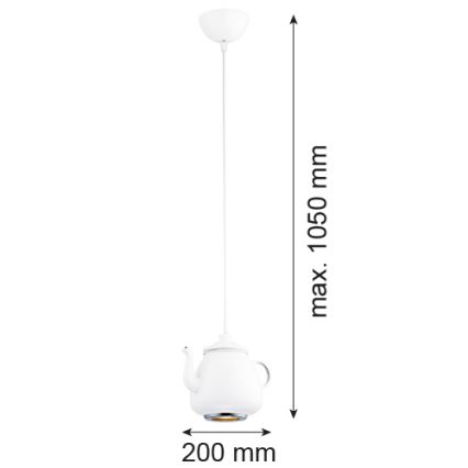 Argon 3650 - Riippuvalaisin JAMAJKA 1xGU10/50W/230V