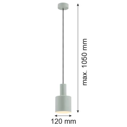 Argon 4217 - Kattokruunu johdossa SINES 1xE27/15W/230V d. 12 cm vihreä