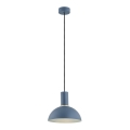 Argon 4221 - Kattokruunu johdossa SINES 1xE27/15W/230V d. 28 cm sininen