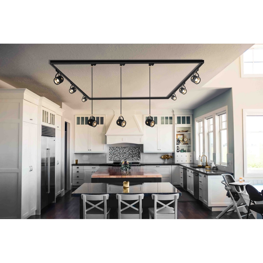 Argon 4311 - Kohdevalo kiskojärjestelmään NET 1xE27/15W/230V musta