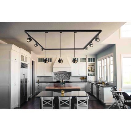 Argon 4313 - Kattokruunu kiskojärjestelmään NET 1xE27/15W/230V vihreä