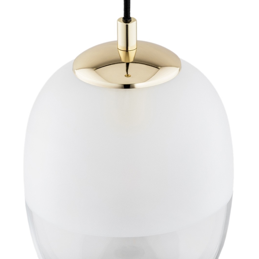 Argon 4675 - Kattokruunu johdossa BALTIMORE 1xE27/15W/230V kulta