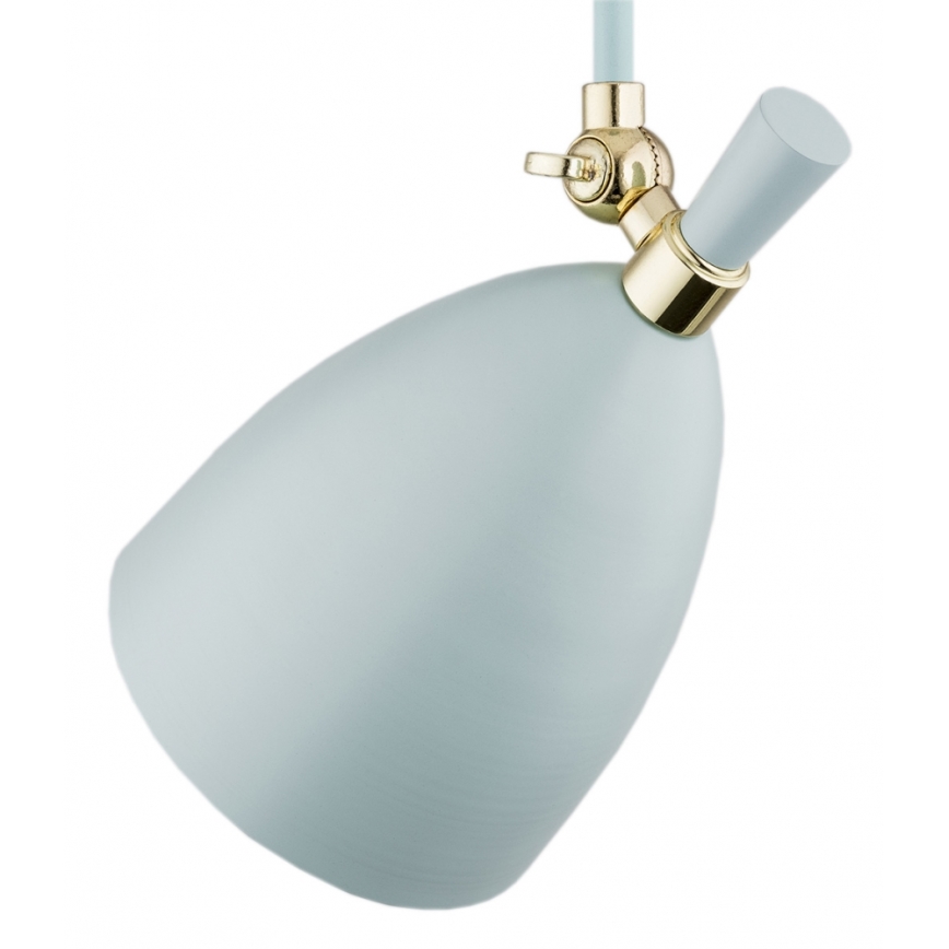 Argon 4685 - Kattokruunu tangossa CHARLOTTE 1xE27/15W/230V sininen/kulta