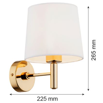 Argon 4728 - Seinävalaisin PONTE 1xE27/15W/230V