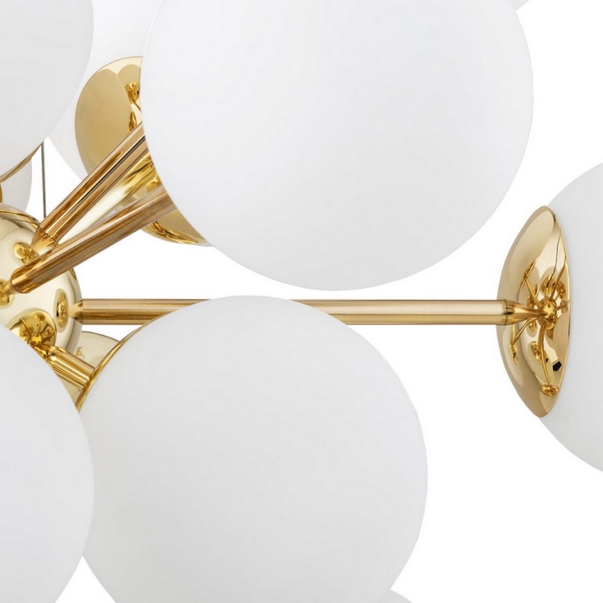 Argon 5048 - Kattokruunu johdossa SATELITE PLUS 15xE27/15W/230V kultainen