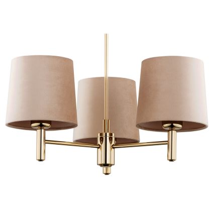 Argon 6110 - Kattokruunu PONTE 3xE27/15W/230V beige