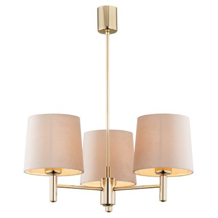 Argon 6110 - Kattokruunu PONTE 3xE27/15W/230V beige