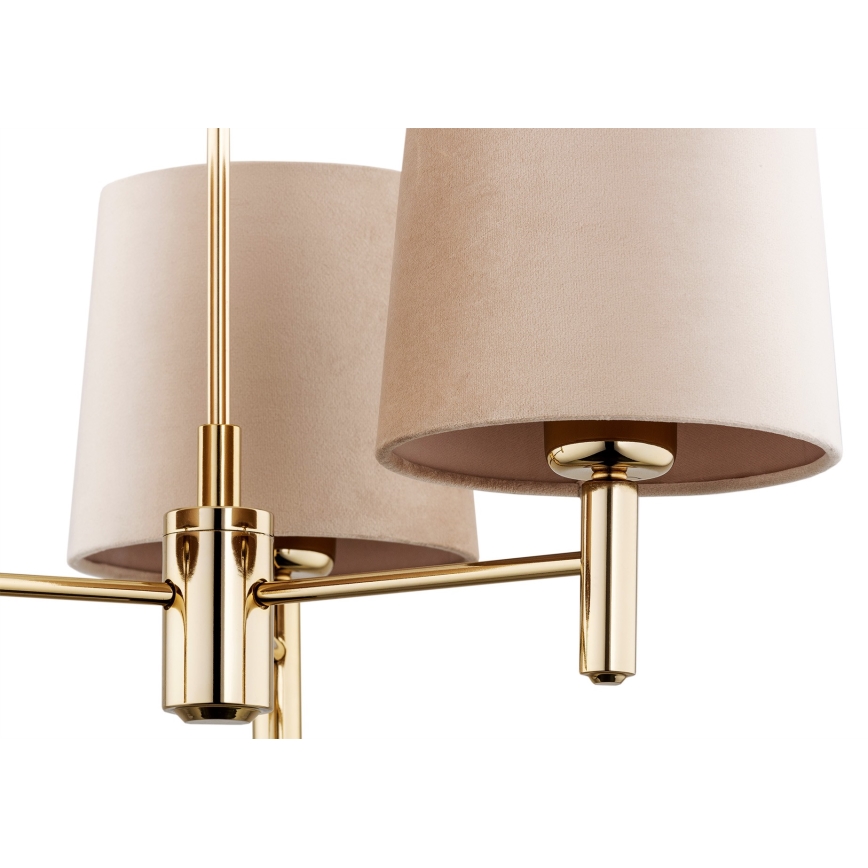 Argon 6110 - Kattokruunu PONTE 3xE27/15W/230V beige