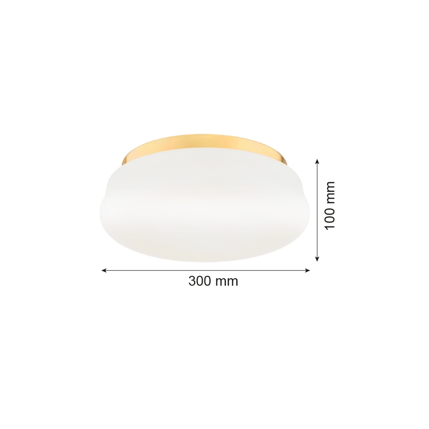 Argon 6142 - Kattovalo OMBRA 3xE27/15W/230V kultainen/valkoinen