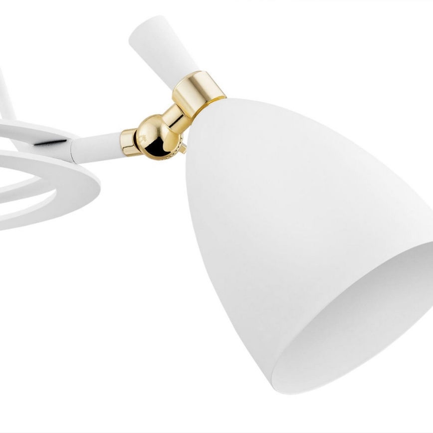 Argon 6148 - Kattovalaisin CHARLOTTE 3xE27/15W/230V valkoinen/kulta