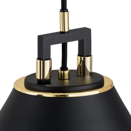 Argon 6174 - Kattokruunu johdossa ORTE 3xE27/15W/230V musta