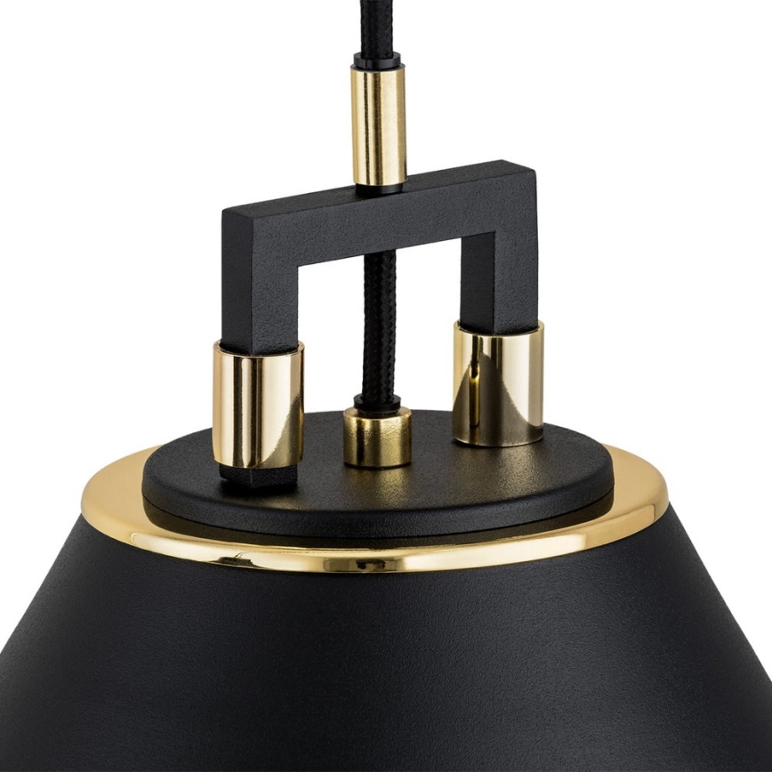 Argon 6174 - Kattokruunu johdossa ORTE 3xE27/15W/230V musta