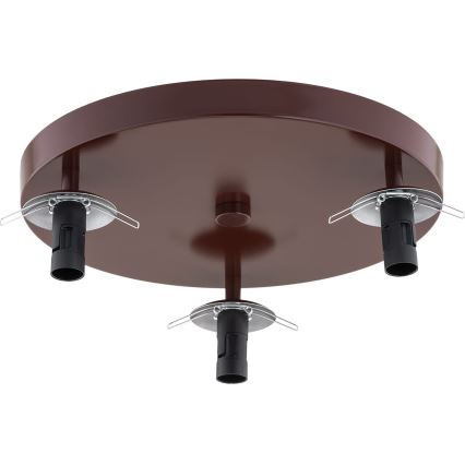 Argon 6292 - Kattovalo FABIO 3xE14/7W/230V alabasteri ruskea