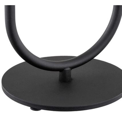 Argon 7072 - Pöytävalaisin FERRONE 2xE14/7W/230V musta/valkoinen/kulta