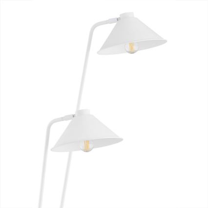 Argon 7074 - Lattiavalaisin GABIAN 2xE27/15W/230V valkoinen