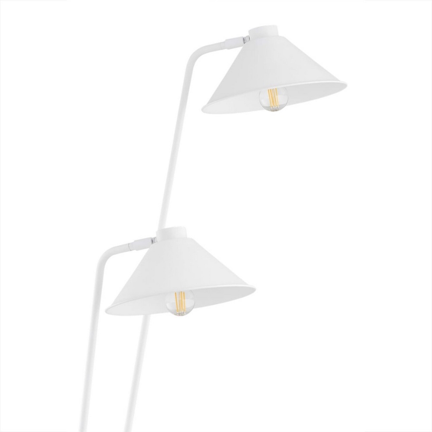Argon 7074 - Lattiavalaisin GABIAN 2xE27/15W/230V valkoinen