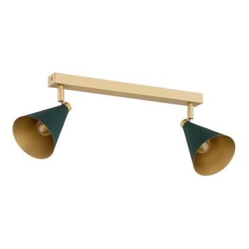 Argon 7148 - Kohdevalo LUCINDA 2xE14/7W/230V vihreä