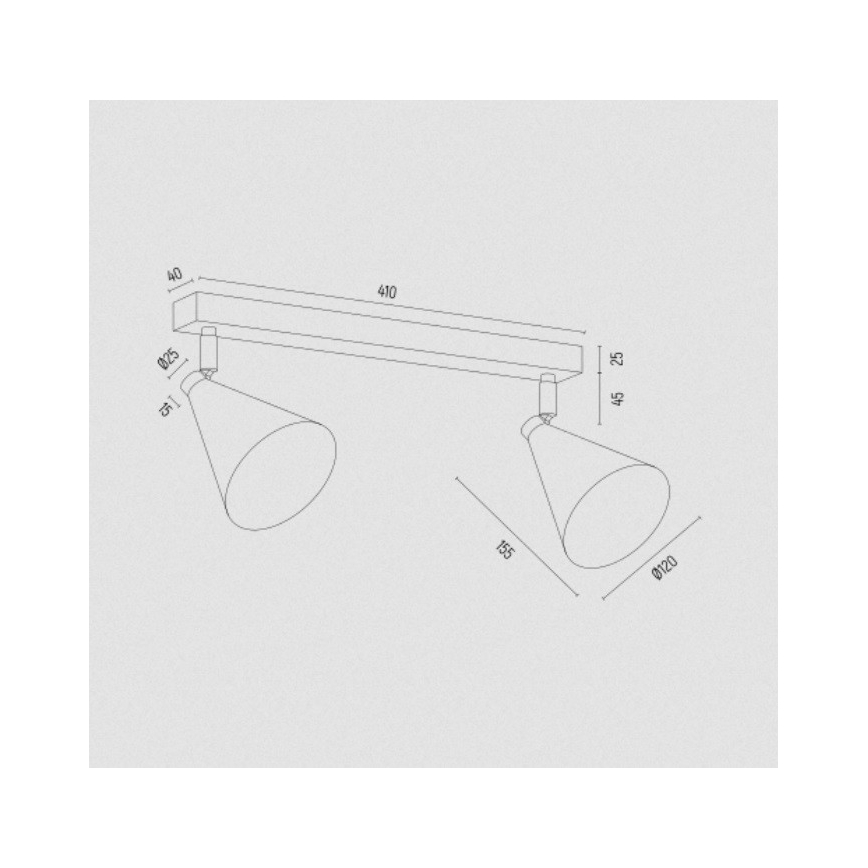Argon 7148 - Kohdevalo LUCINDA 2xE14/7W/230V vihreä