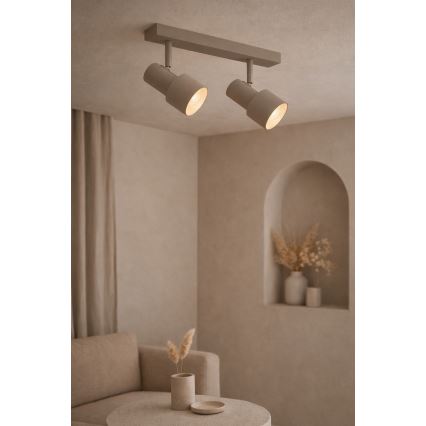 Argon 7294 - DOR-kohdevalaisin 2xE27/15W/230V beige