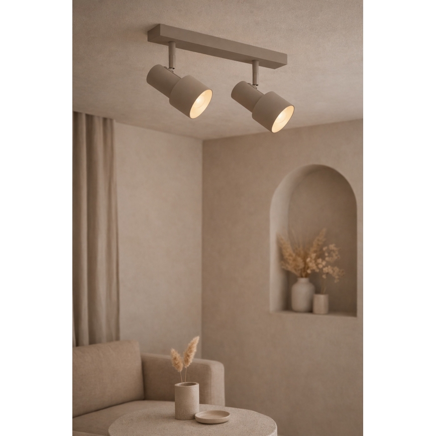 Argon 7294 - DOR-kohdevalaisin 2xE27/15W/230V beige