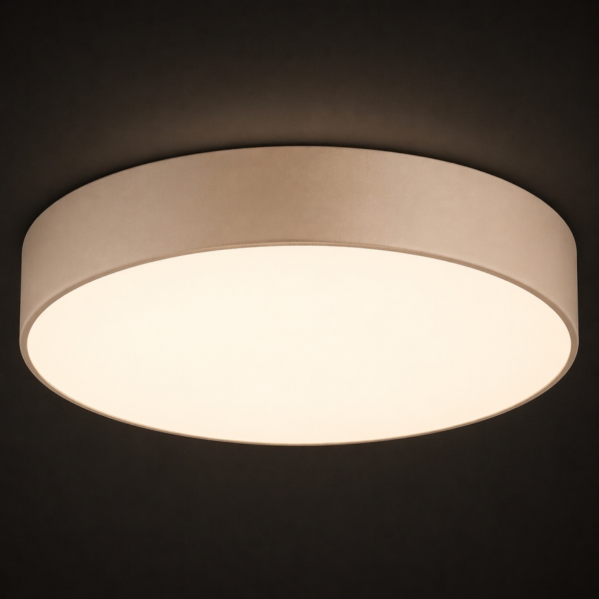 Argon 7298 - Kattovalaisin DARLINGOS 2xE27/15W/230V halkaisija 35 cm beige